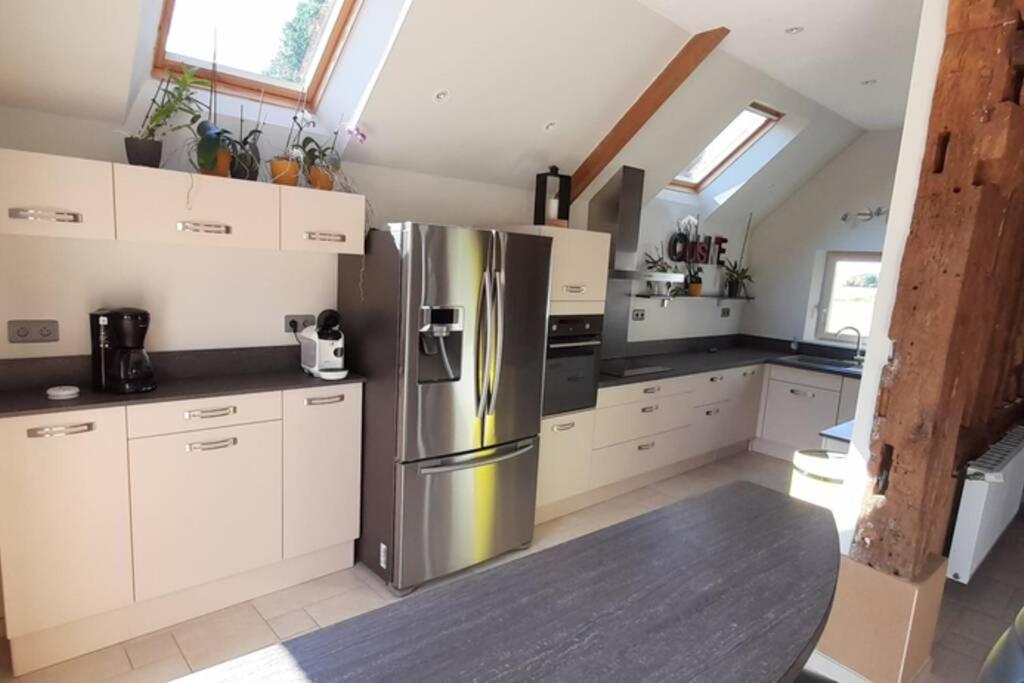 Maison en colombage rénovée La Fontenelle  Extérieur photo