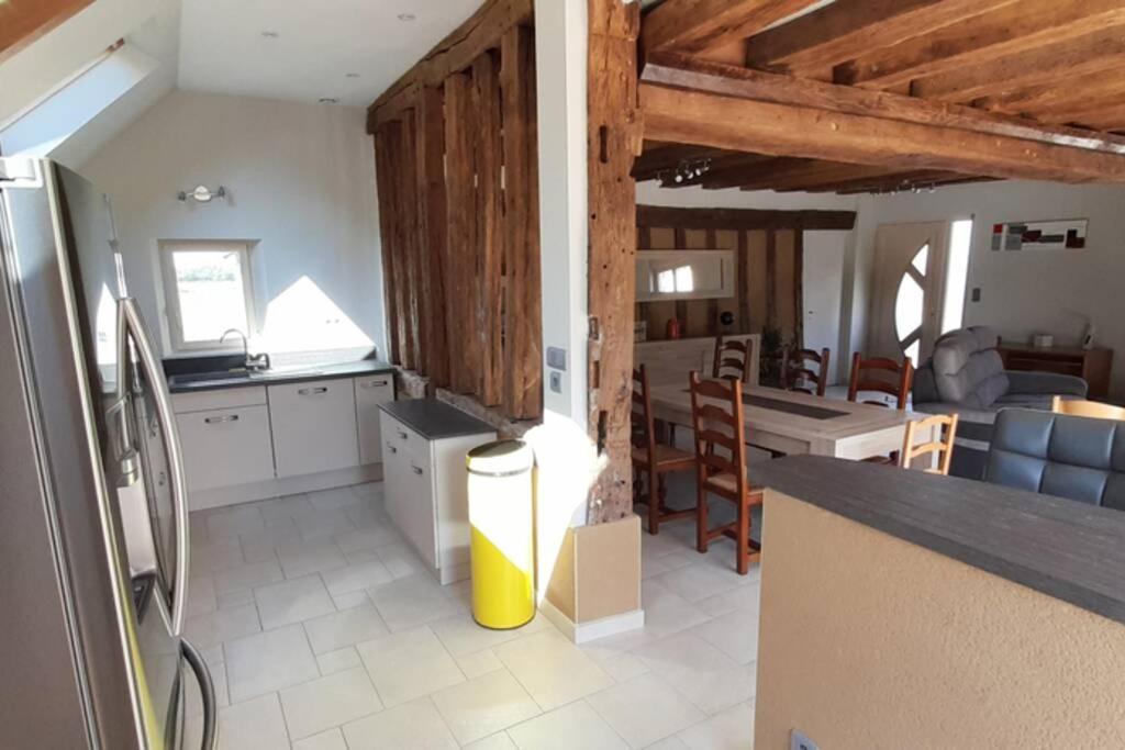 Maison en colombage rénovée La Fontenelle  Extérieur photo
